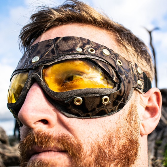 Leather Goggles. Perfect for Burning Man - Picture 8 of 8